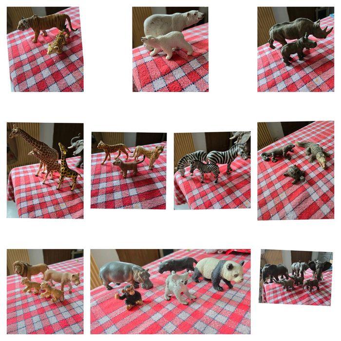 Lot animaux du zoo / savane schleich 33 figurines