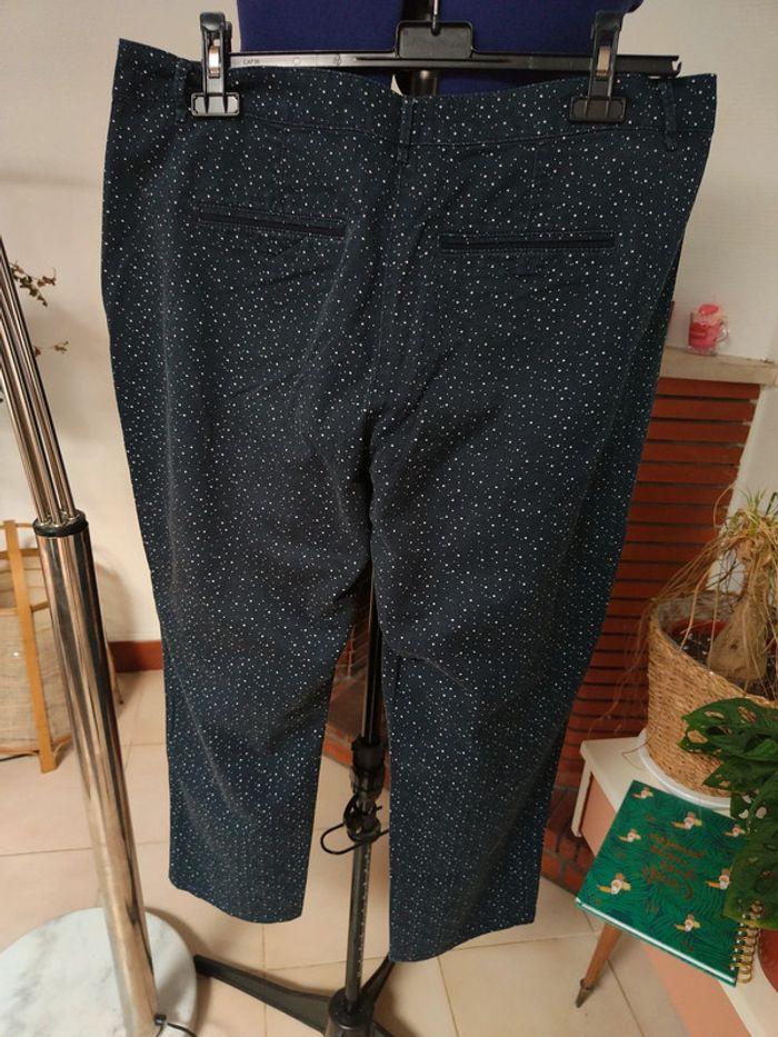 Pantalon bleu à pois L/XL - C&A - photo numéro 2