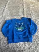 Sweat Kenzo bleu 5ans authentique