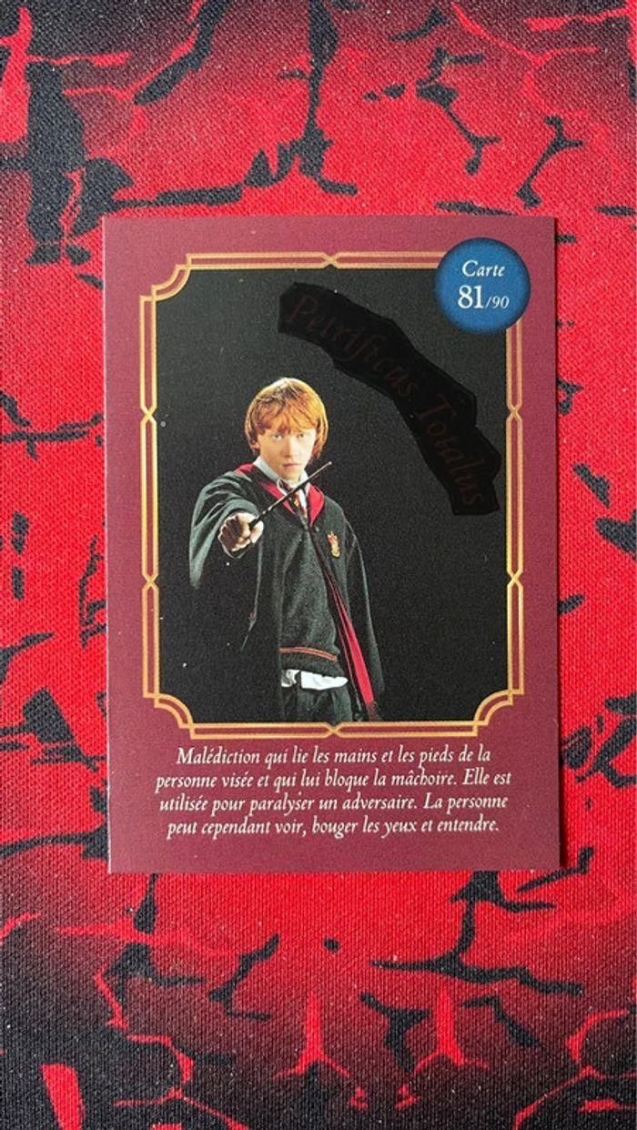 Carte Harry Potter Auchan - Carte N°81