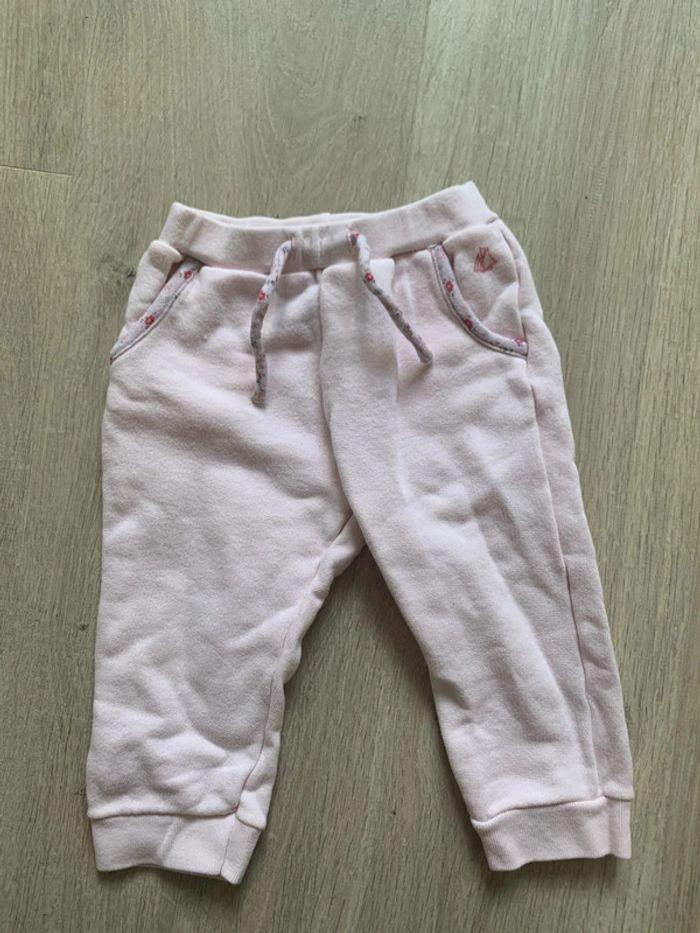 Pantalon rose pale - Petit bateau - 12 mois comme neuf - photo numéro 1