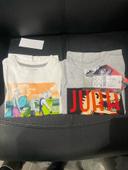 Lot de 2 tee-shirts kiabi neuf 4 ans