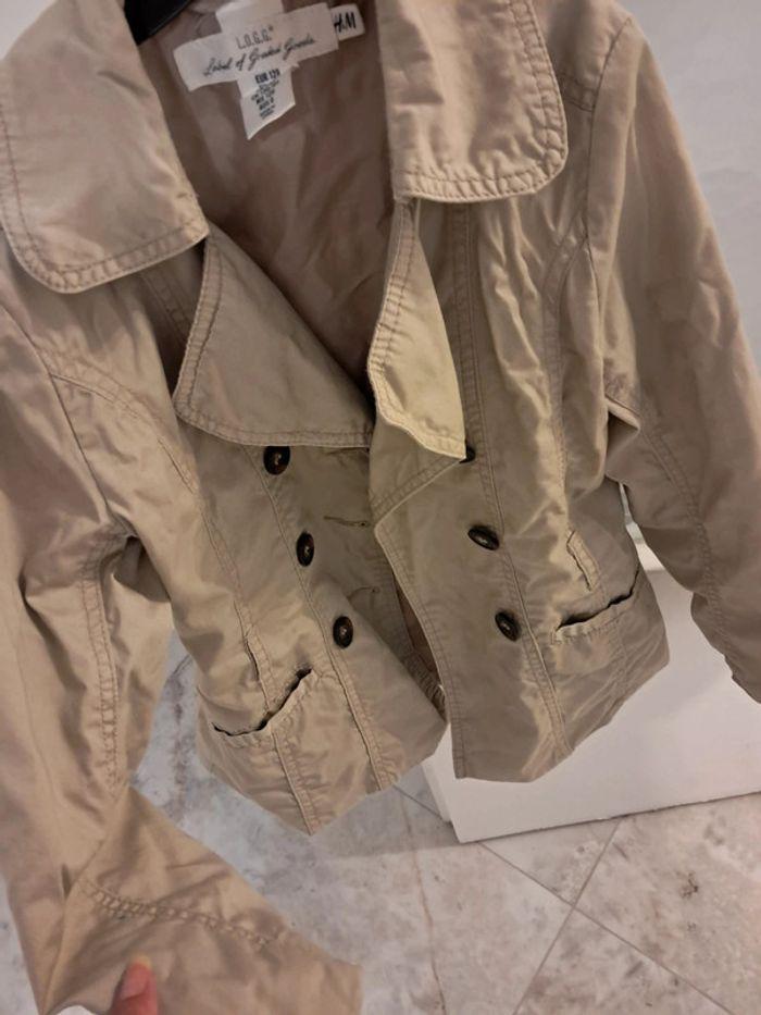 Trench h&m 7/8ans - photo numéro 3