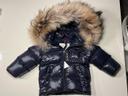 Doudoune Moncler K2 bleu nuit unisexe 9-12 mois