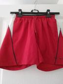 Short de bain rouge 12 ans