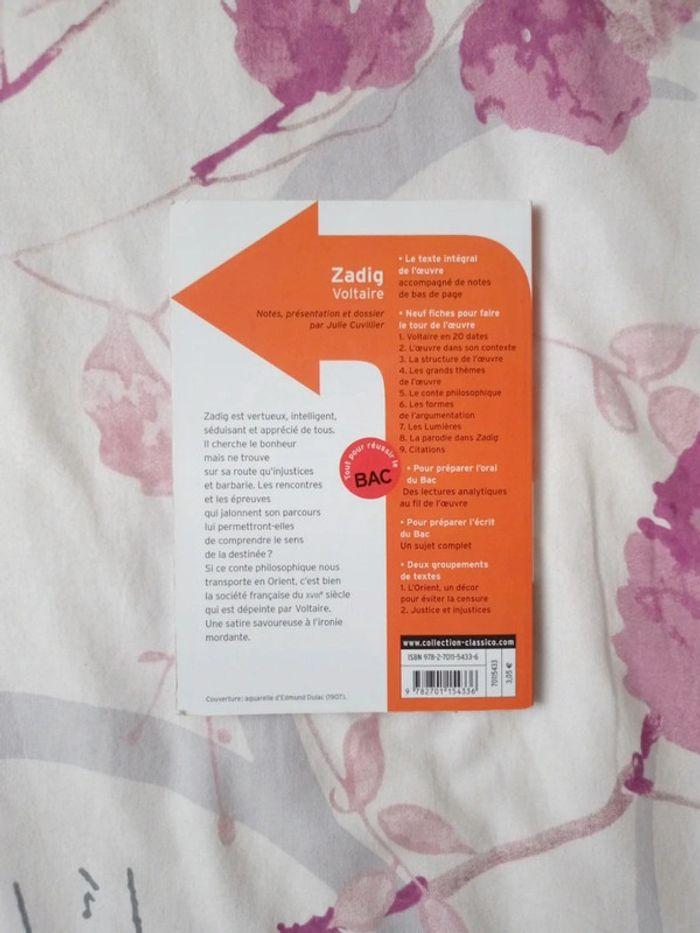 Livre "Zadig" de Voltaire - photo numéro 2