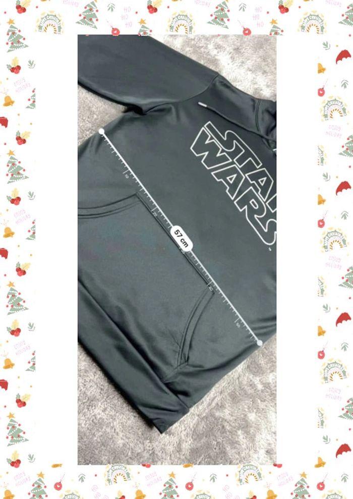 👕 Sweat à capuche Veste University Rare Vintage y2k 90s 2000s Star Wars Noir Taille M 👕 - photo numéro 4