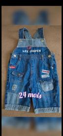 Salopette short LEE COOPER  24 mois