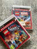 Lego movie + lego Marvel ps3