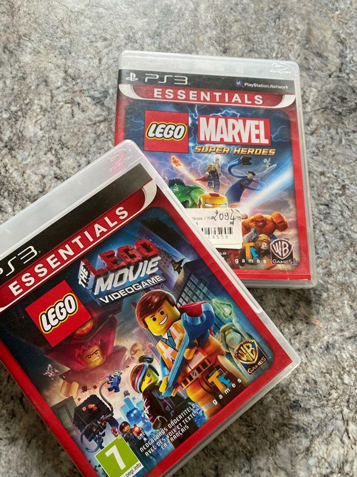 Lego movie + lego Marvel ps3 - photo numéro 1