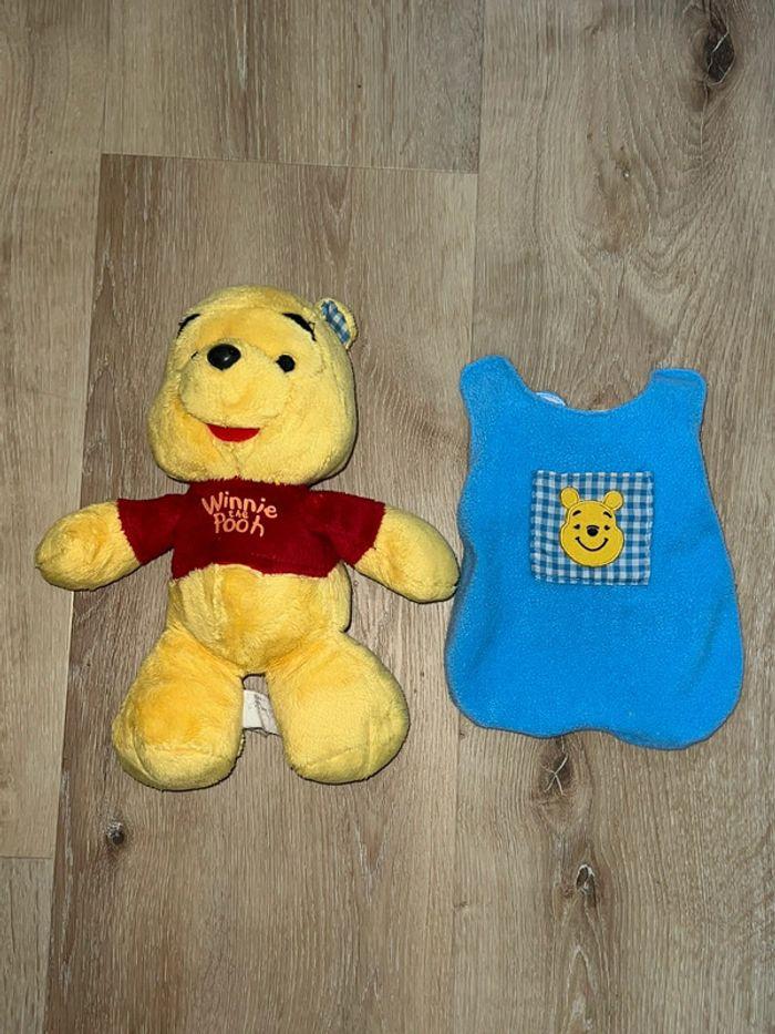 Peluche winnie l’ourson + turbulette - photo numéro 1