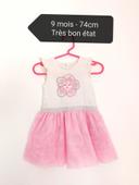 Robe tunique Tulle fleur