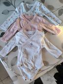 Lot de 3 body Kiabi naissance