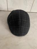 Casquette béret à carreaux