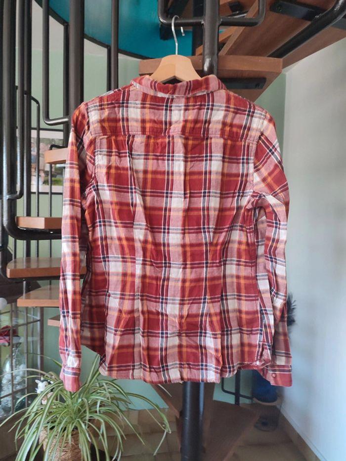 Chemise rouge à carreaux vintage 38 - photo numéro 8