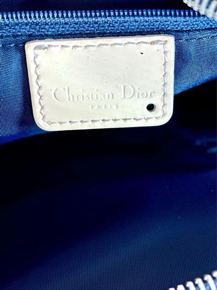 Sac Dior Girly tissu logo bleu - photo numéro 16