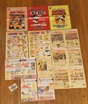 Lot anciens posters + articles anniversaire journal de mickey