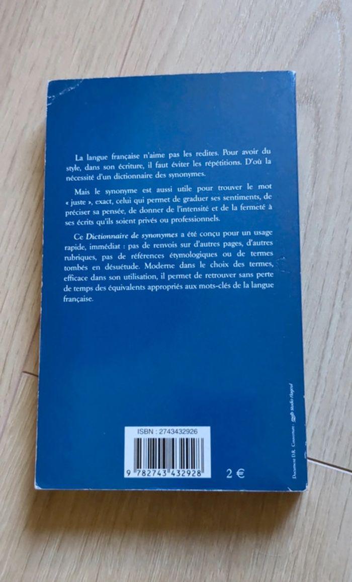 Dictionnaire des synonymes de la langue française - photo numéro 2