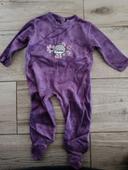 1 pyjama 18 mois violet fille