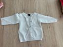 Gilet blanc bebe mixte 6mois Kiabi