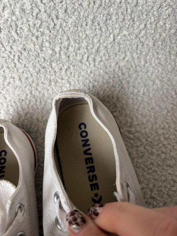 Converse basse blanche - photo numéro 8