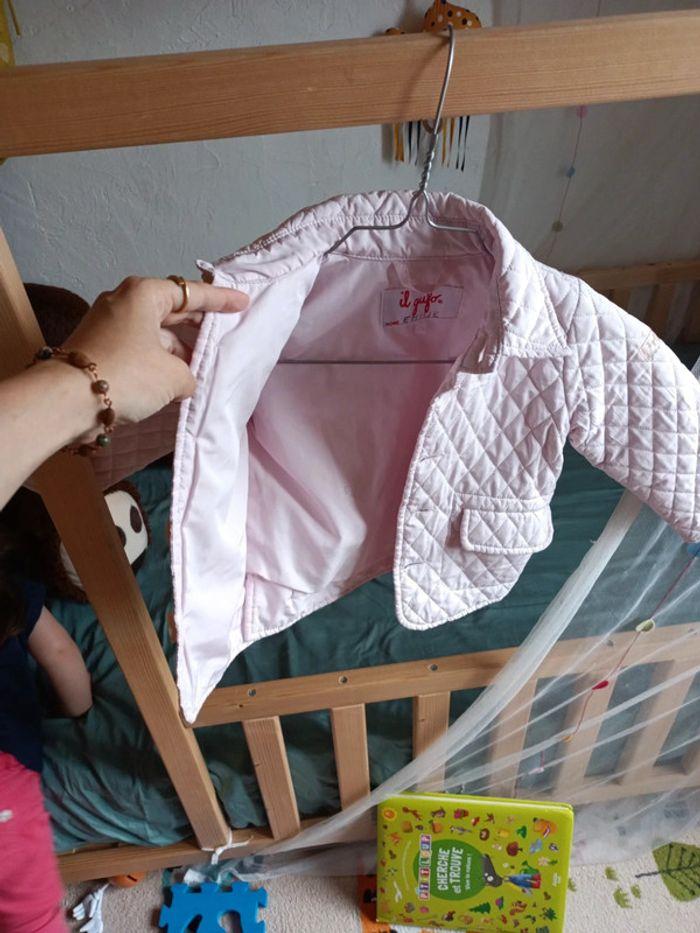 Petite veste demi-saison rose 18mois - photo numéro 10