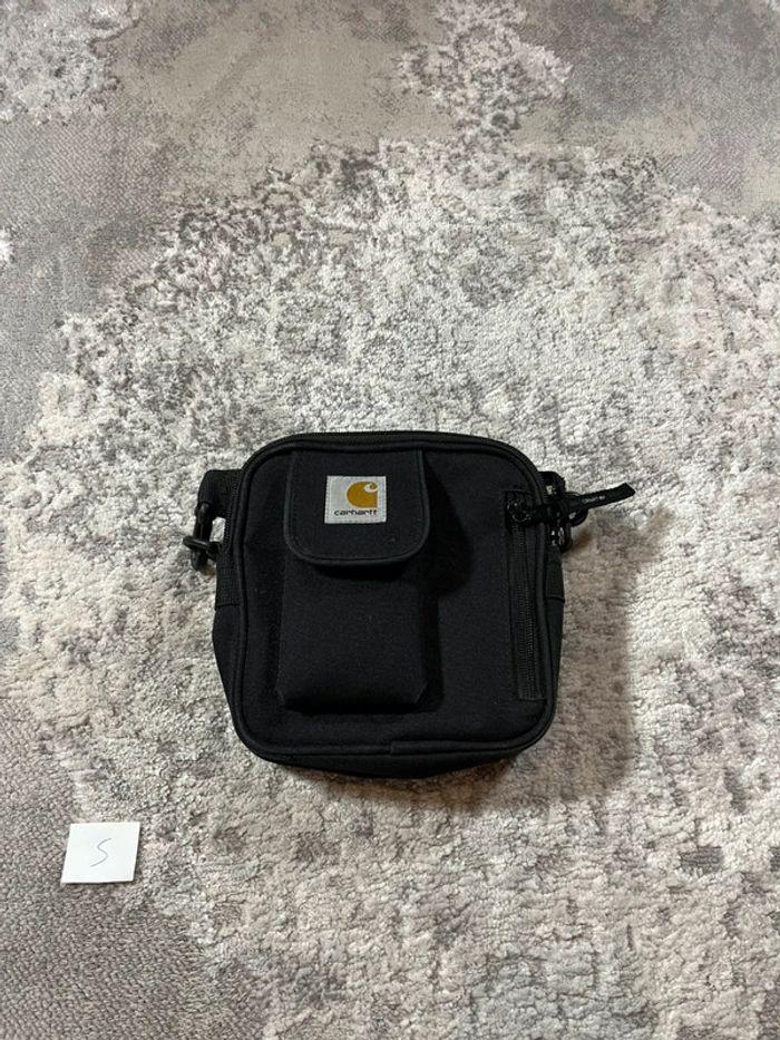 Saccoche Carhartt Wip Essentials Small Bag Black - photo numéro 2