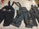 Lot de 3 salopettes jean 12 mois garçon