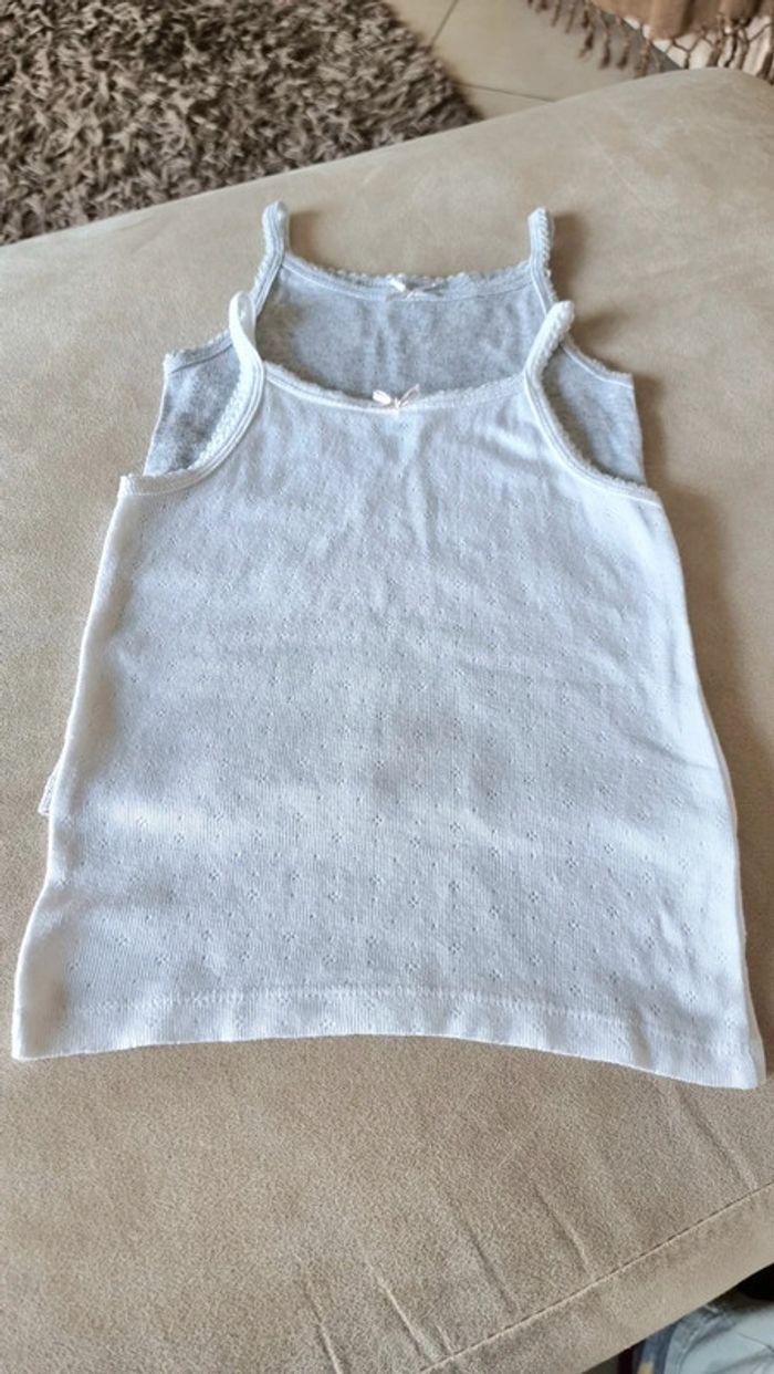 Chemise de corps maille pointel kiabi taille 2-3ans - photo numéro 1