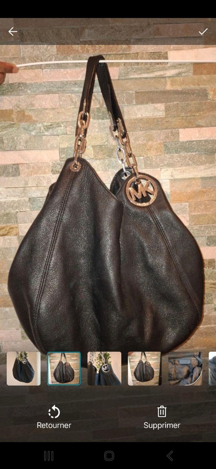 Sac Michael Kors noir cuir - photo numéro 3