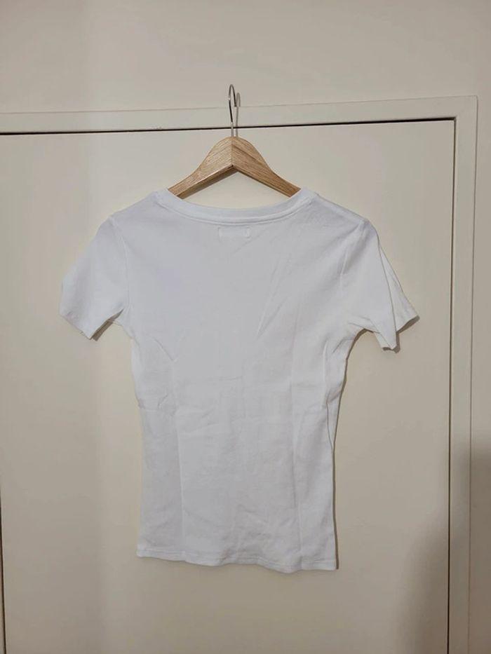 Tshirt caroll blanc taille S - photo numéro 2