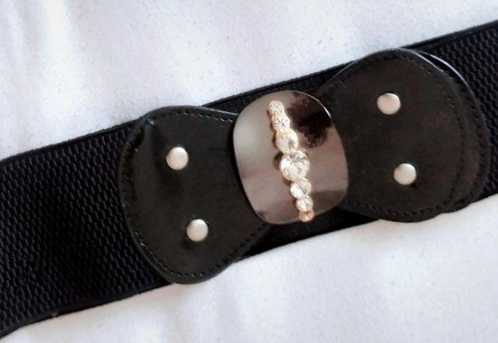 Ceinture large élastique avec bijou strass T.1 - photo numéro 2