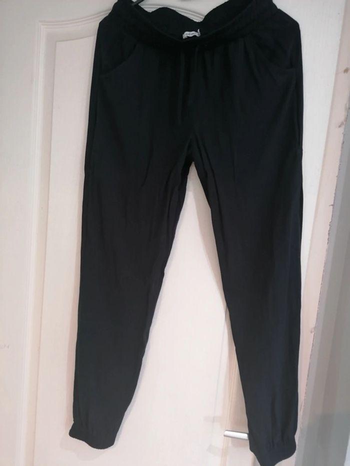 Pantalon fluide noir - photo numéro 3