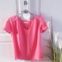 Blouse chemise manches courtes taille 36-38 corail