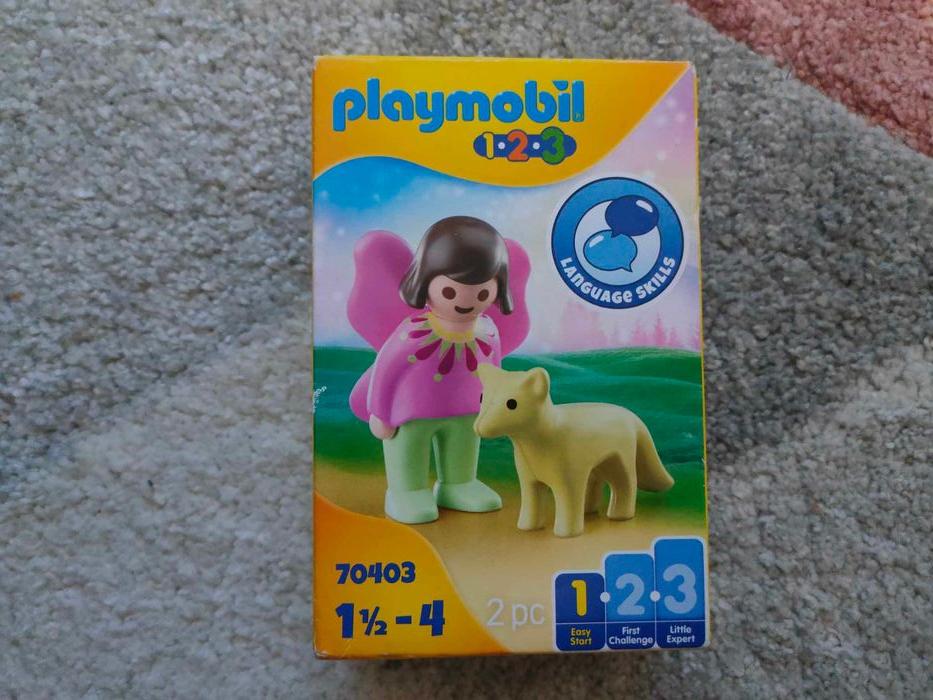 Playmobil 1.2.3 - Fée avec Renard - 70403