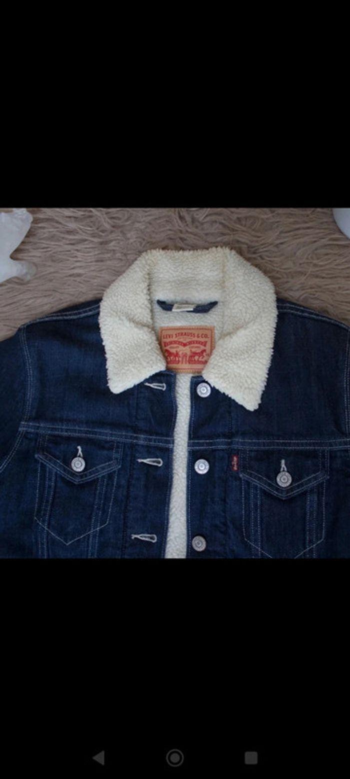 Veste jean levi's sherpa - photo numéro 2