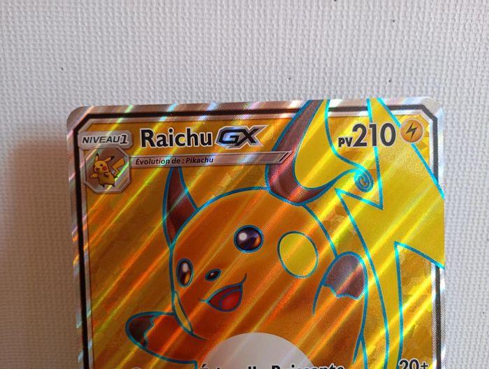 Carte Raichu GX vintage - photo numéro 4