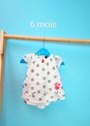 Combi robe body short intégré 6mois