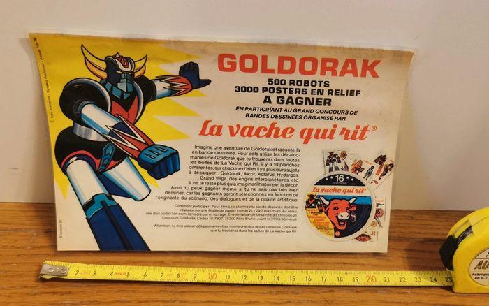 Rare lot 3 anciennes publicités goldorak / capitaine flam - photo numéro 3