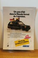 Ancienne publicité Fiat panda 45