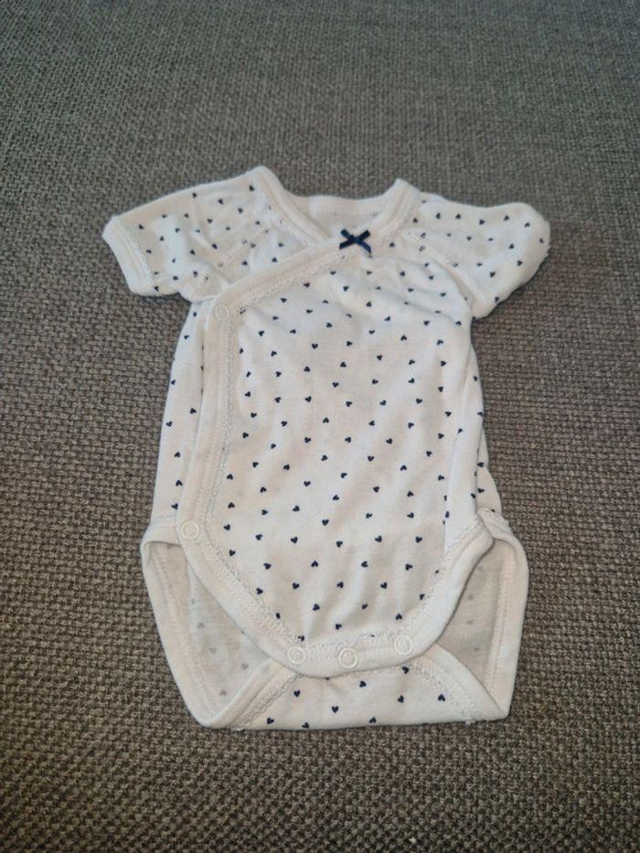 Body manches courtes Petit Bateau taille naissance - photo numéro 1