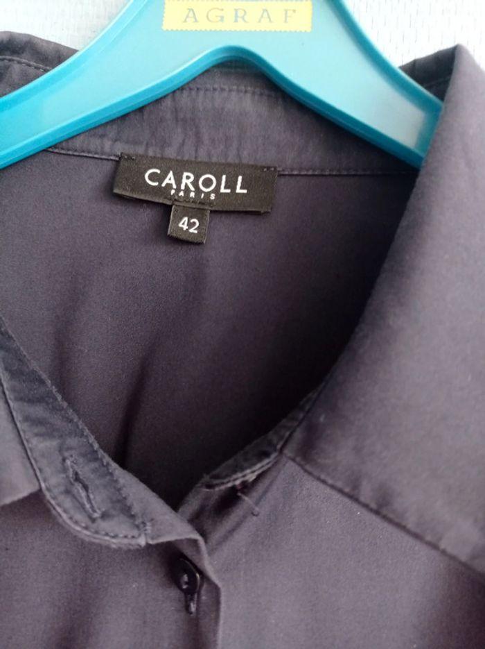 Chemisier Carroll Taille 42 Bleu marine - photo numéro 4