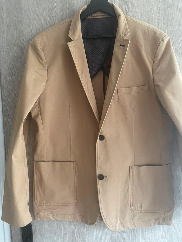 Veste beige slim fit  T56 - photo numéro 3