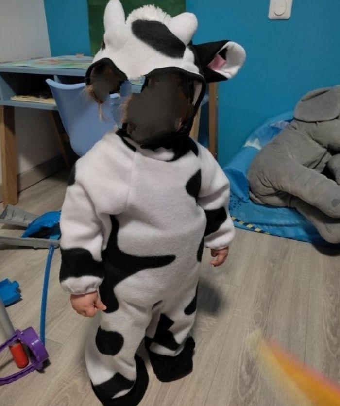 Costume vache 12 mois - photo numéro 1