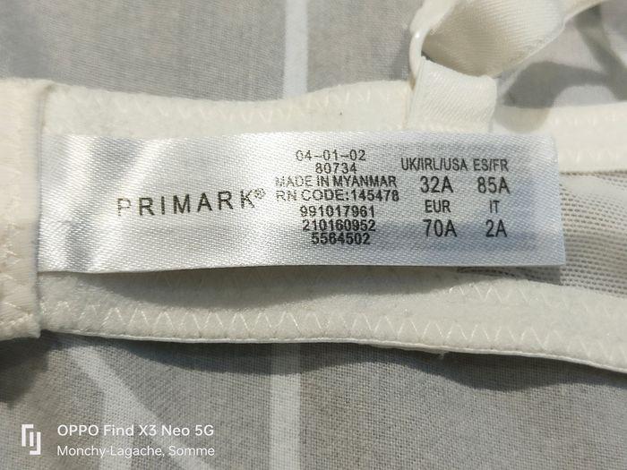 Soutien gorge avec armature et rembourrage 85 A Primark à 2€-50% dès 2 achetés - photo numéro 3