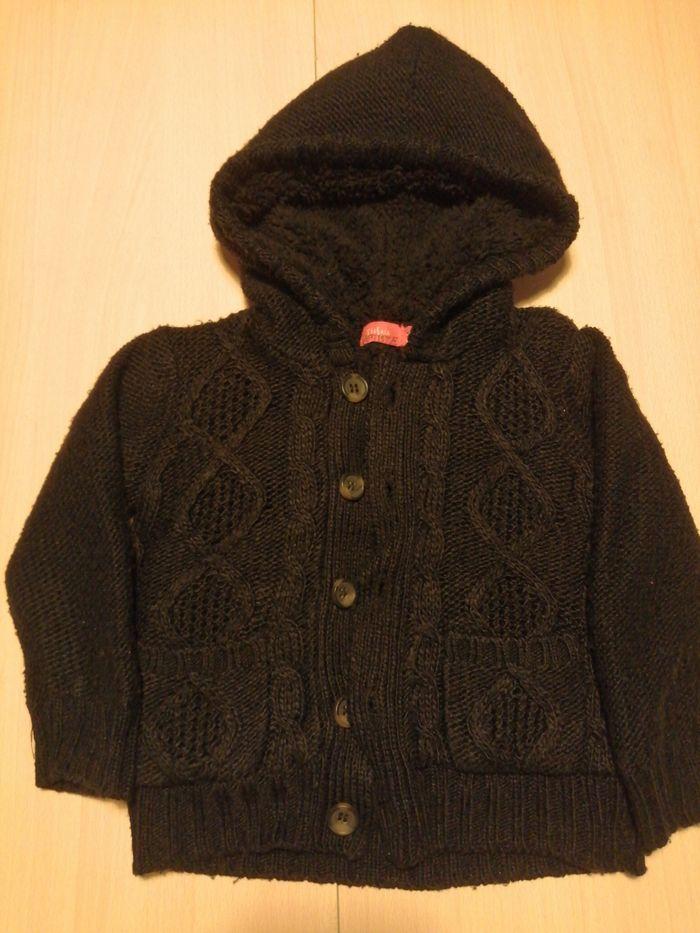 Gilet doublé polaire Tissaia noir 3 ans - photo numéro 1