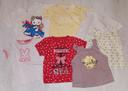 Lot t shirts fille 9 mois