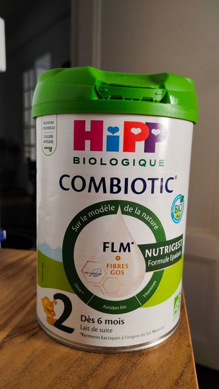 3 boites de lait Hipp Combiotic 2e âge formule épaissie