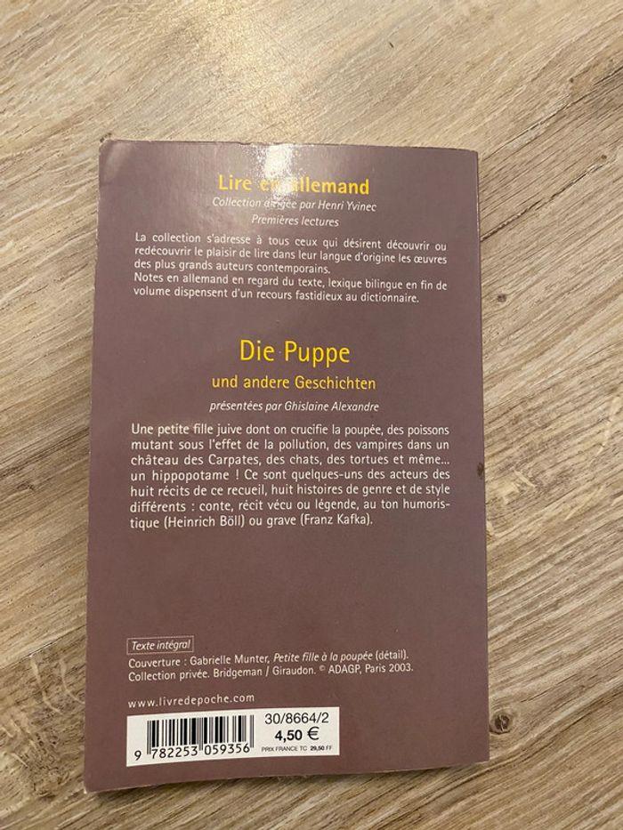 Livre en allemand Die puppe - photo numéro 2