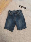 Short en jean slim kiabi 4ans